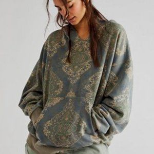 Free People It's a Vibe Printed Hoodie. XS. Perfect Condition!